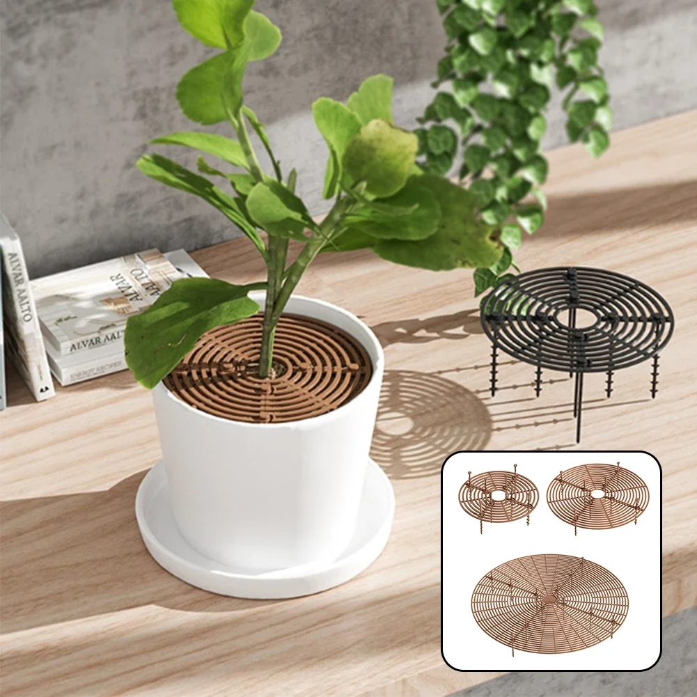 19/30/52 cm Blumentopf Schutz Abdeckung Universal- Blumentopf Boden Schutz Mit NäGel Baby-Proofing Garten pflanze Schutz abstoßen Katzen