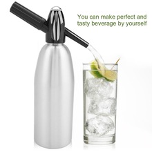 1L Soda Siphon CO2 Dispenser Water Bottle Cup Generator Soda Maker Cool Drink Cocktail Soda Machines with Pressure Regulator