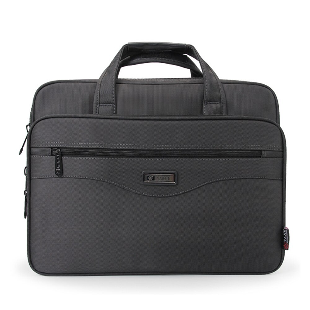 15.6 Polegada sacos de computador portátil masculino mala de negócios grande capacidade oxford viagem bolsa de ombro cinza multi-bolsos documentos sacos xa925zc