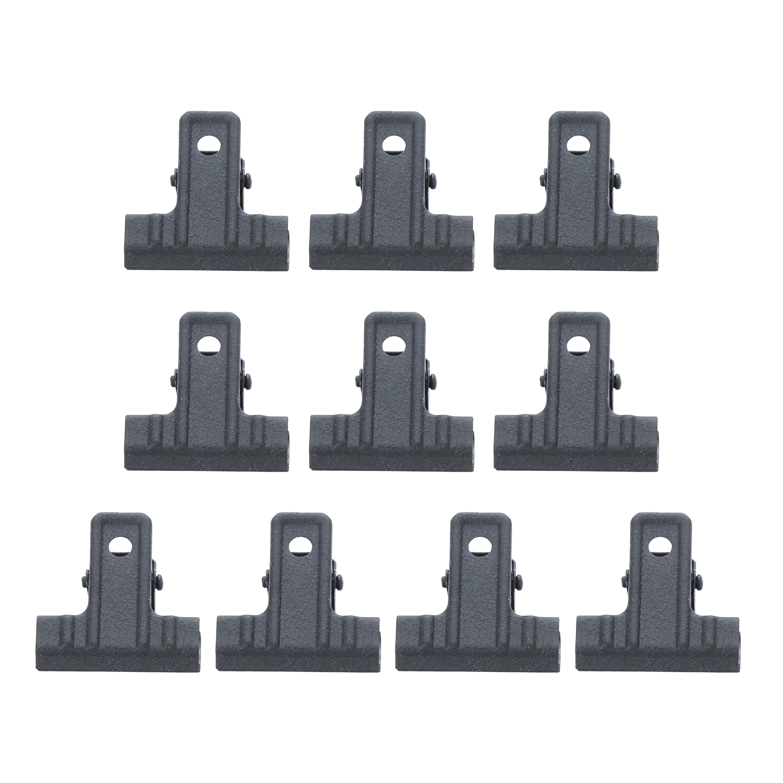10Pcs Binder Clips Bulldog Letter Clips MetalBlack Metal Paper File 30mm Binder Clip Stationary Office school home Supplies