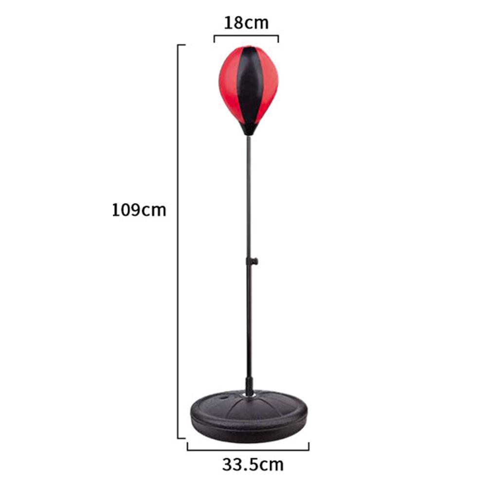 Palla da boxe verticale regolabile Fitness boxe Punch Boxing rilassato Speed Bag Bag punzonatura a sfera per bambini velocità pera D4W6