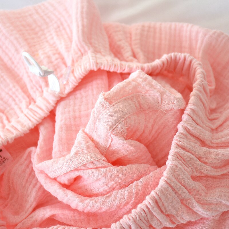 Vestido de algodón monocromático con cuello de muñeca, ropa de lactancia horizontal, lavado fino, pijamas de manga larga de crepé