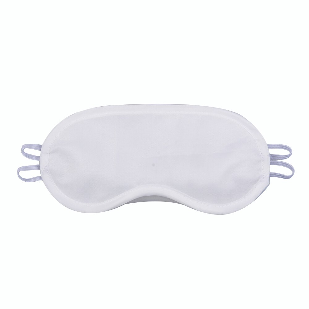 Masque oculaire endormi pour voyage, Patch pour les yeux, ombre noire, bandeau pour les yeux, Patch de nuit, économique, , 50 pièces/lot: WHITE