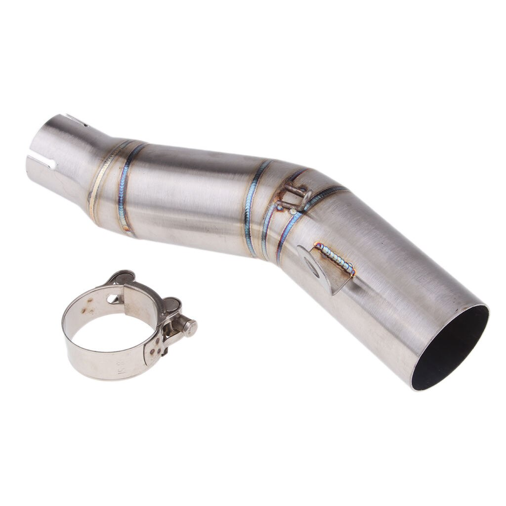 Tube collecteur central d'échappement, en acier inoxydable, 60mm, pour moto Yamaha R6 (2006 – )