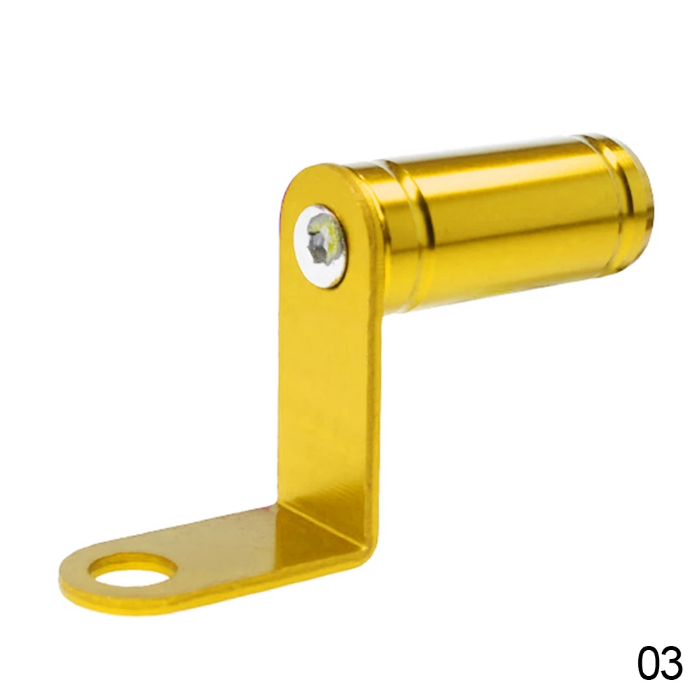 Motoraccessoires Achteruitkijkspiegel Mount Extender Beugel Houder Klem Bar Telefoonhouder Hevels Meerdere functies: Goud
