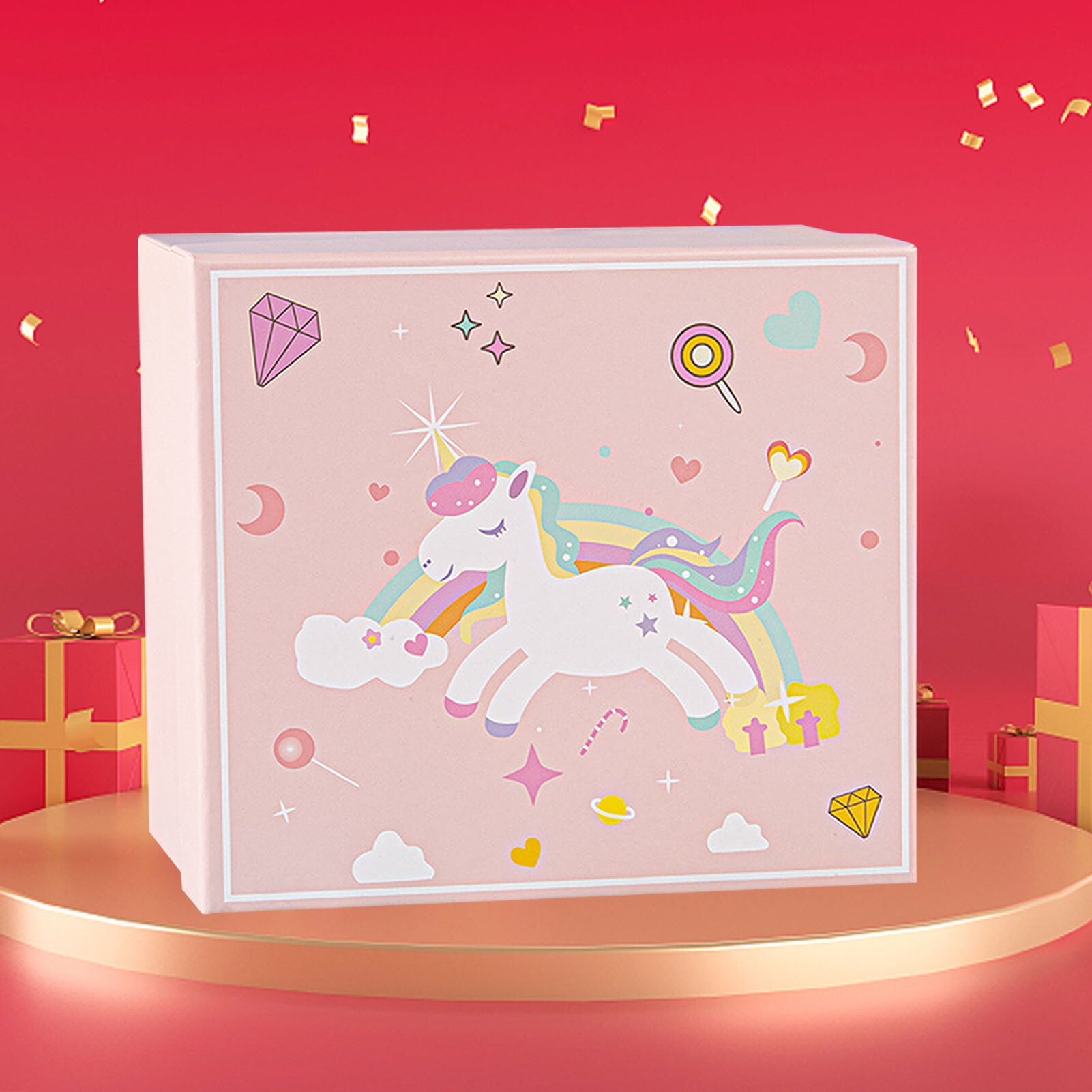 Valentijnsdag Box Lipstick Parfum Verpakking Decor Opslag Container Valentijnsdag Party Essentiële Geschenkdoos