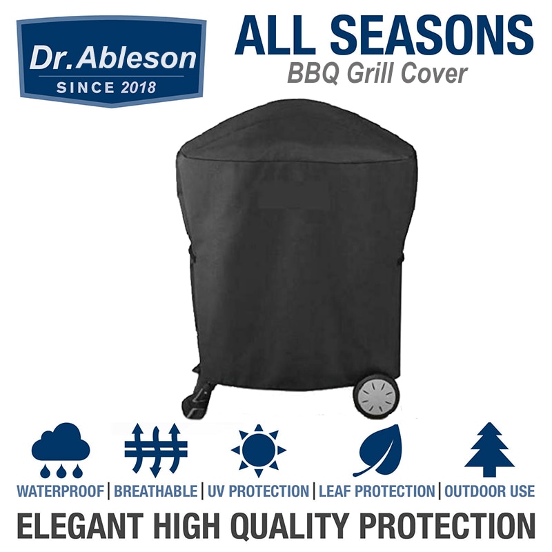 Bbq rullende vogn grill cover 210d til weber  q1000 q2000 serie 7113 vandtæt støvtæt opbevaring grill grill cover 54 x 76 x 69cm