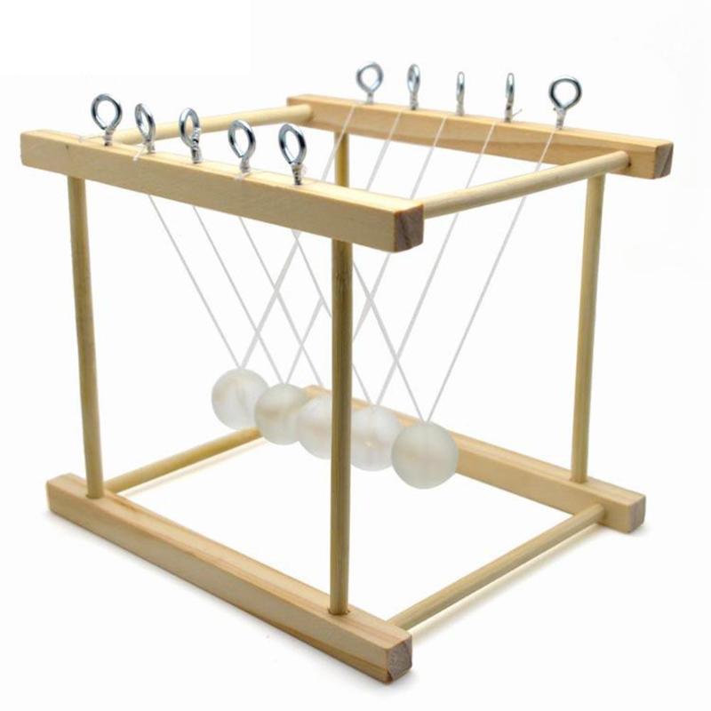 Desk pendulum DIY newton pendulum balance balls physics science cradle educational toys