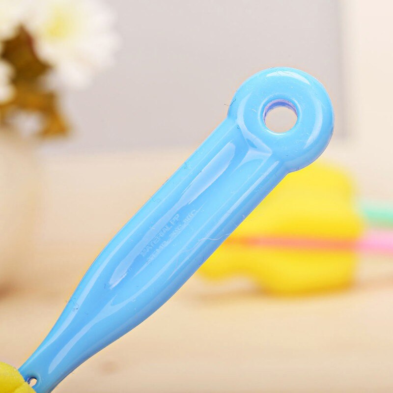 Bottle Brush Sponge Plastic Glass Milk Water Cup Cleaning Feeding Bottle Dummy Nipple Pacifier Brushes *