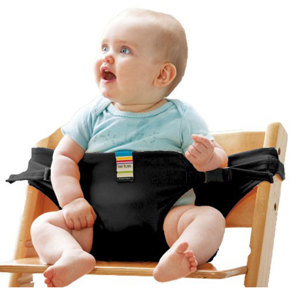 Portable Safety Baby Chair Harness Travel Foldable Washable Infant High Dinning Cover Seat