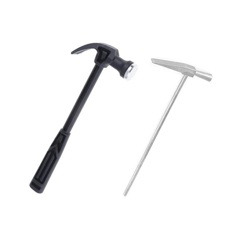 1 st liten järn hammare smycken klocka reparation handverktyg / plasthandtag mini klo hammare träbearbetning spik stansare metall hammare