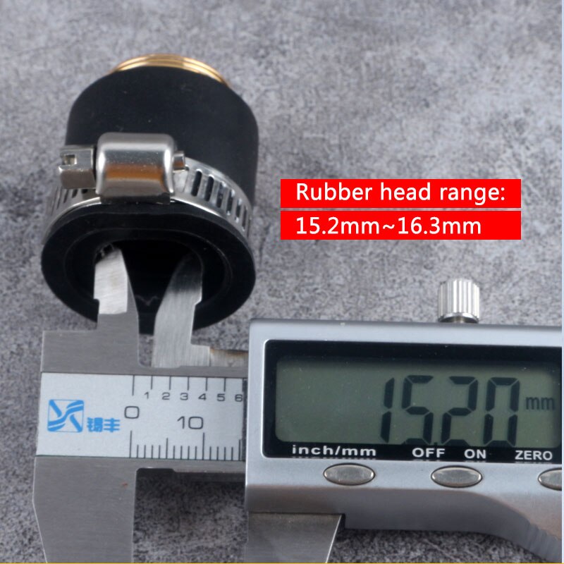 Omnipotent 22mm Black Lawn Water Tap Hose Pipe FittingSet Connector Purifier Adaptor Universal Garden Supplies Alternative