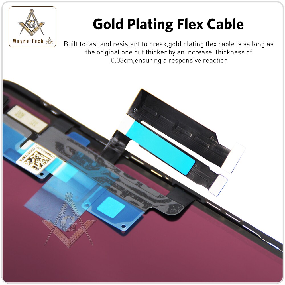 Eccellente qualità AAA schermo di qualità OEM nessun Pixel morto per iPhone X XR XS Display Touch Digitizer Assembly buona spedizione gratuita 3D