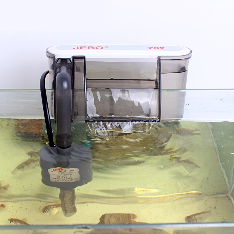 JEBO Externe Filter 3W Wasserfall Aquarium Filter Pumpe Panzer Zauberstab Hängen Aquarium Oberfläche Abschäumer ErhöHenne Sauerstoff 702