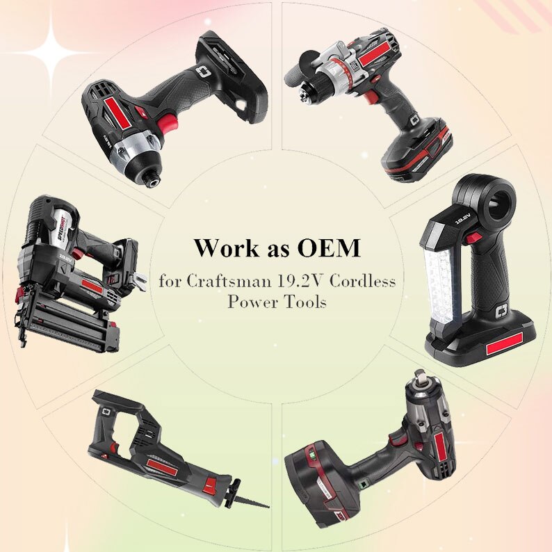 19.2v 5000mAh lithium battery for craftsman C3 XCP 315 Pp2011 315.115410 315.11485 diehard craftsman cordless tool battery pack