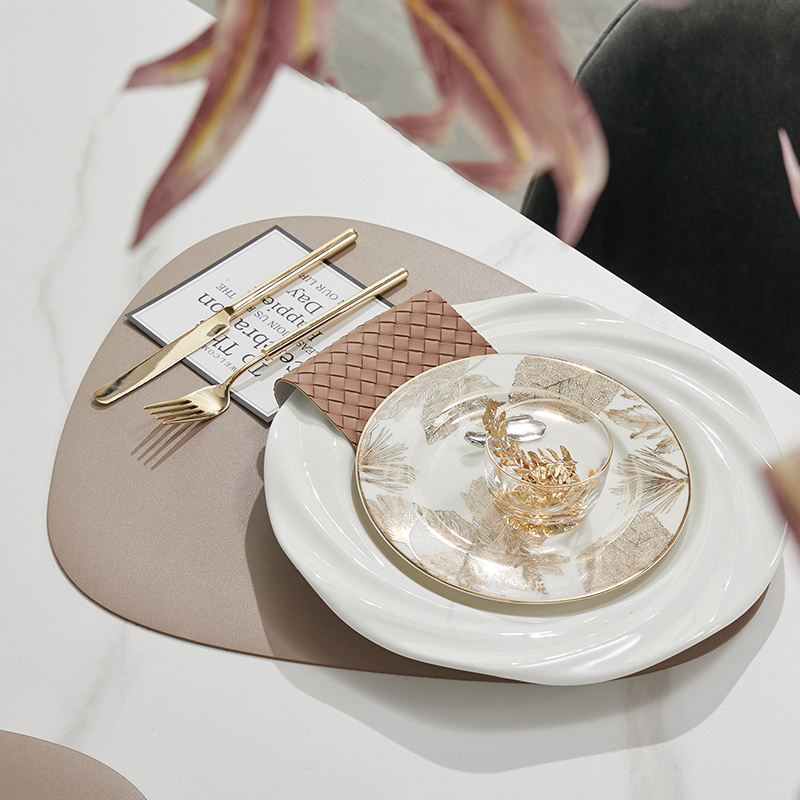 Maple Leaf Patroon Plaat Fruit Gerechten Schotel Dessert Diner Plaat Servies Set Dessert Bead Wedding Plaat Decoratieve Servies