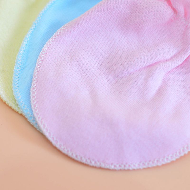 Gants en coton doux anti-rayures pour bébé, Protection du visage pour -né, mitaines anti-rayures XX9F