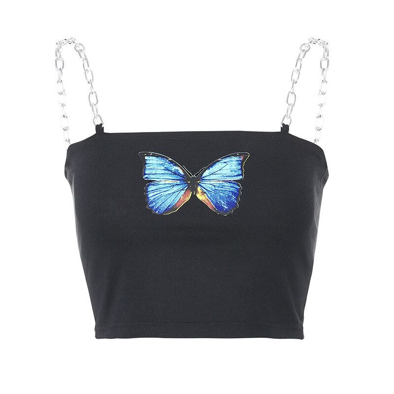 Hip Hop Street Dance Performance Costume Female Jazz Dancing Practice Clothing Stitching Blue Trousers Nightclub Suit DNV13082: Tops / M