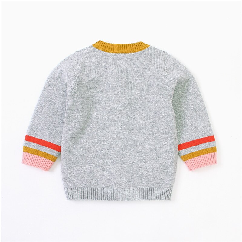 Um perenviado 2021 outono/inverno nova menina menino bebê crianças camisola quente cardigan dos desenhos animados camisola