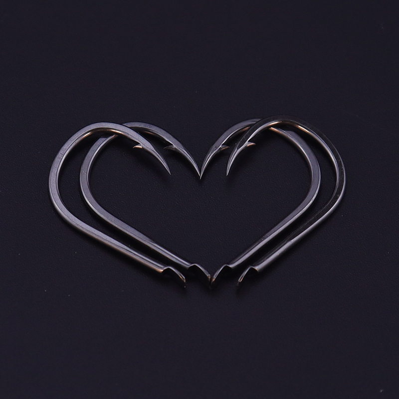 Lot De 150 Crochets Ronds En Acier à Haute Teneur En Carbone Aiguisés Chimiquement Pour Eau Douce Et Eau Salée Taille : 1/0-6/0