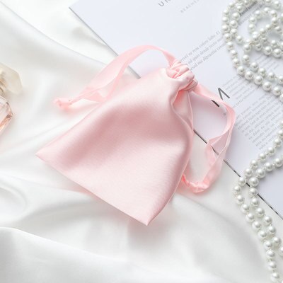 100% Natural 19 Mulberry Silk Sleep Eye Mask Sleeping Smooth Soft Eye Sleep Shade Cover with Elastic Adjustable Strap Blindfold: Only pink bag