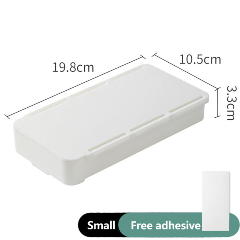 Zelf Stick Tafel Opslag Lade Organizer Box Potlood Lade Bureau Verborgen Onder Bureau Stand Zelfklevende Onder-Lade opbergdoos
