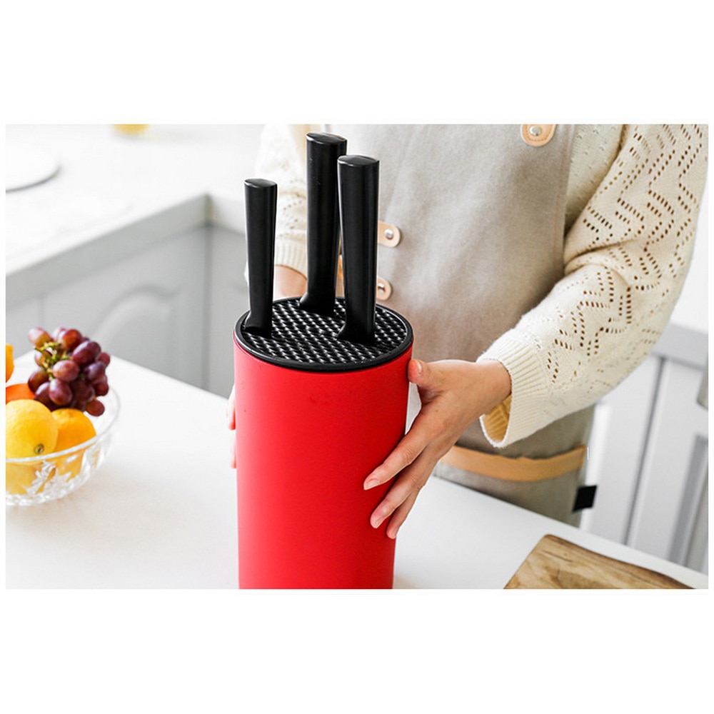 Kitchen Knife Holder Inserted Storage Tank Holder Cutting Board Stand Chef Ceramic Knife Block Organizer Kitchenware Accessories