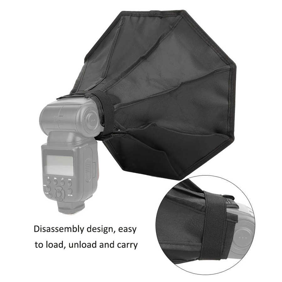 Difusor Softbox de 30cm, caja de luz suave de primer plano, Panel de luz compacto Universal, caja difusora plegable, herramientas de filtro suave