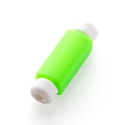 Protector de Cable USB para iphone, Protector de Cable de protección para iphone, organizador de cables, a la ,: green