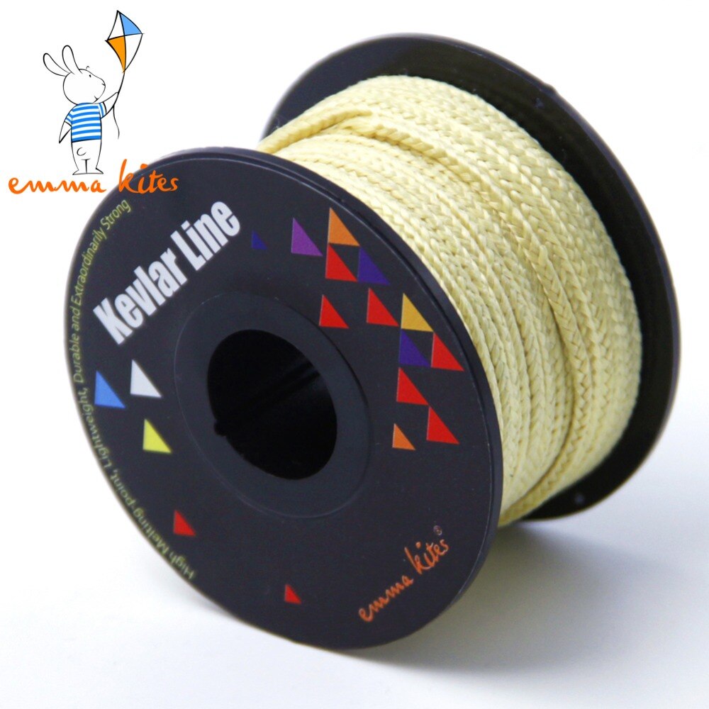 Kites Accessories 100-2000lbs Braided Kevlar Kite Line String Strong Multifunctional Cord for Fishing Camping Hiking Backpacking