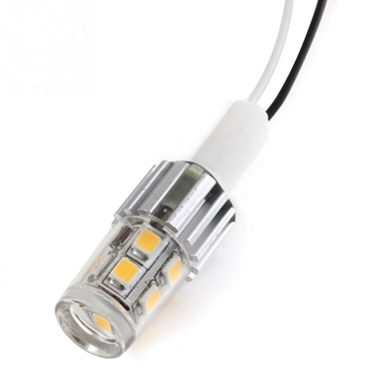 Portalámparas G4 de 10 Uds., Blanco/Negro, soporte para lámpara G4 de 250V, 2a, cristal LED, bombilla halógena