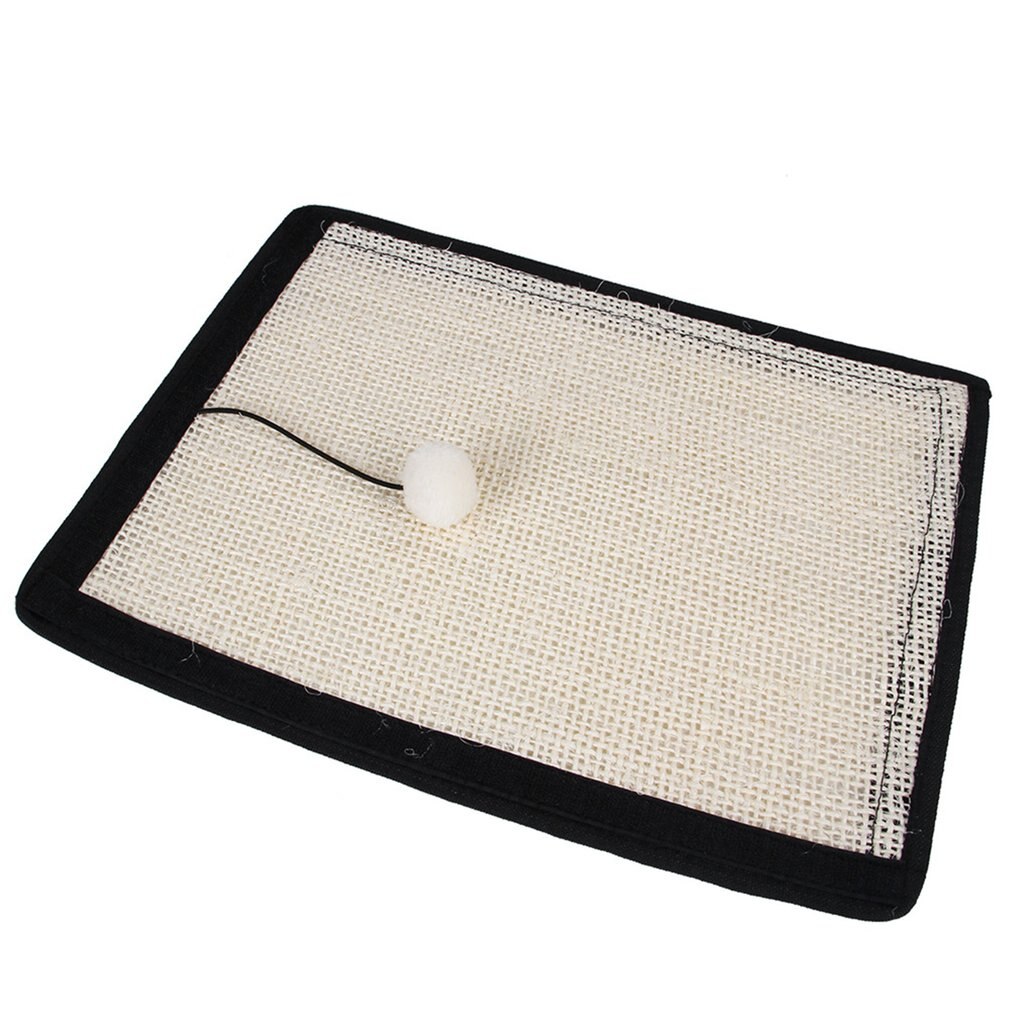Pet Cat Scratch Board Cat Grind Claw Sisal Cat Scratch Pad Sofa Protection Pad Practical Cat Toys: A / M
