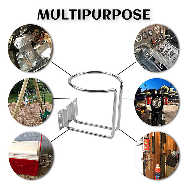 Roestvrijstalen Bootring Beker Drinkhouder Universele Drankhouders Voor Scheepsjachtwagen Rv Auto Aanhangwagen Hardware