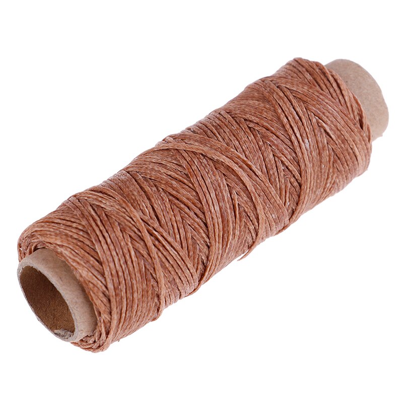 Hilo de coser encerado para zapatos de cuero, herramienta de costura a mano, 50 m/rollo: DK