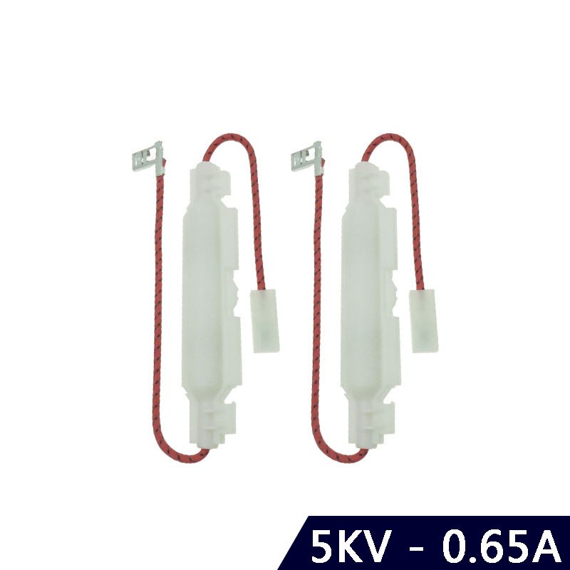 2 pièces 5KV 0.65A 650mA four à micro-ondes fusibles haute tension porte-fusible micro-ondes accessoires pièces pour PANASONIC LG Samsung