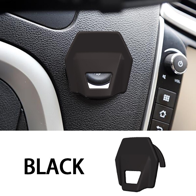 Car Interior Accessories Engine Ignition Start Stop Push Button Switch Button Cover Trim Sticker Button Switch Decor Stickers