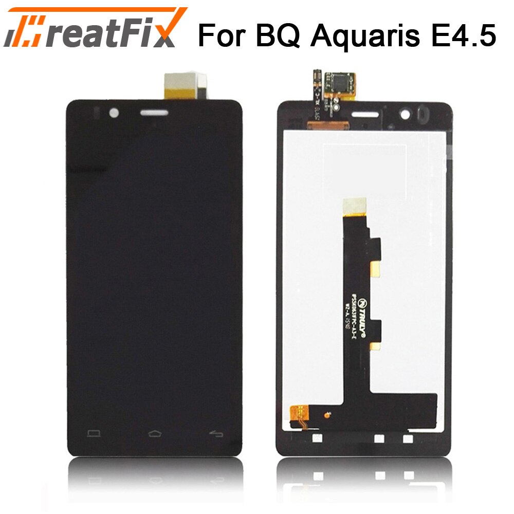 100% Tested LCD Screen For BQ Aquaris E4.5 LCD Display +Touch Screen Assembly LCD Digitizer With Frame+Free Tools