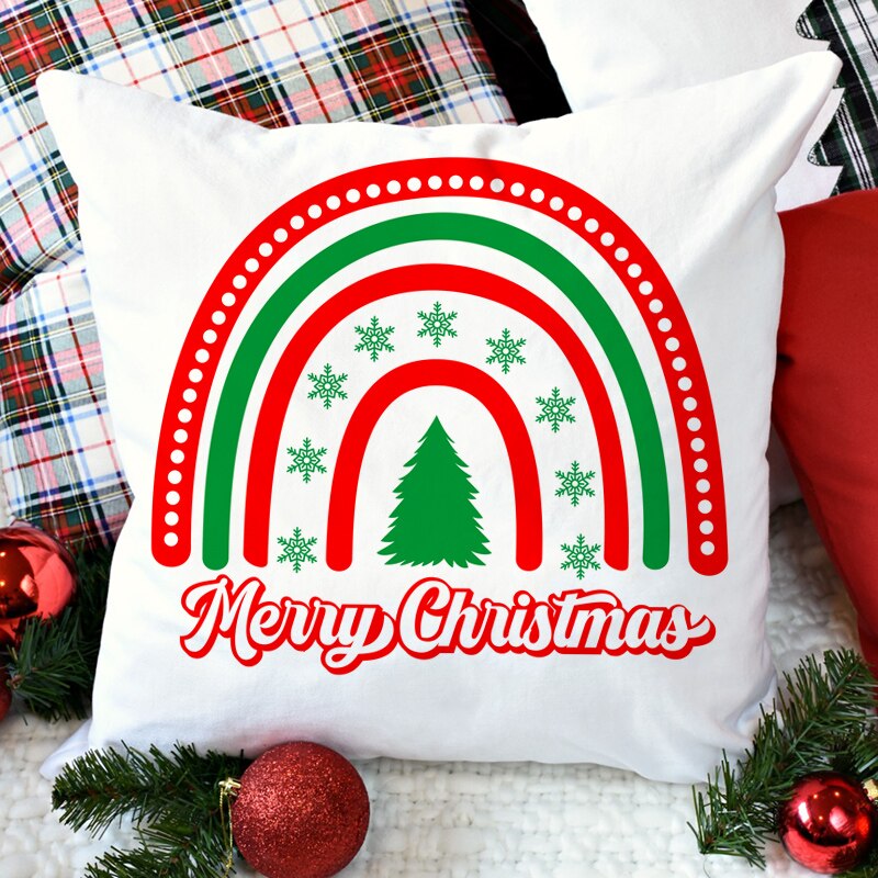 Merry Christmas Cushion Cover 45*45 Christmas Tree Pillowcase Sofa Cushions Pillow Cases Pillow Covers: Z21238-DCCWH-M