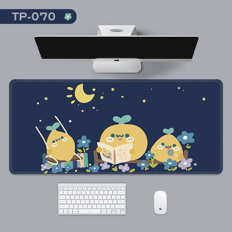Leuke Oversized Muismat Toetsenbord Laptop Bureau Pad Rubber Pols Antislip Bureau Mat Desktop Organizer Computer Accessoires: 70