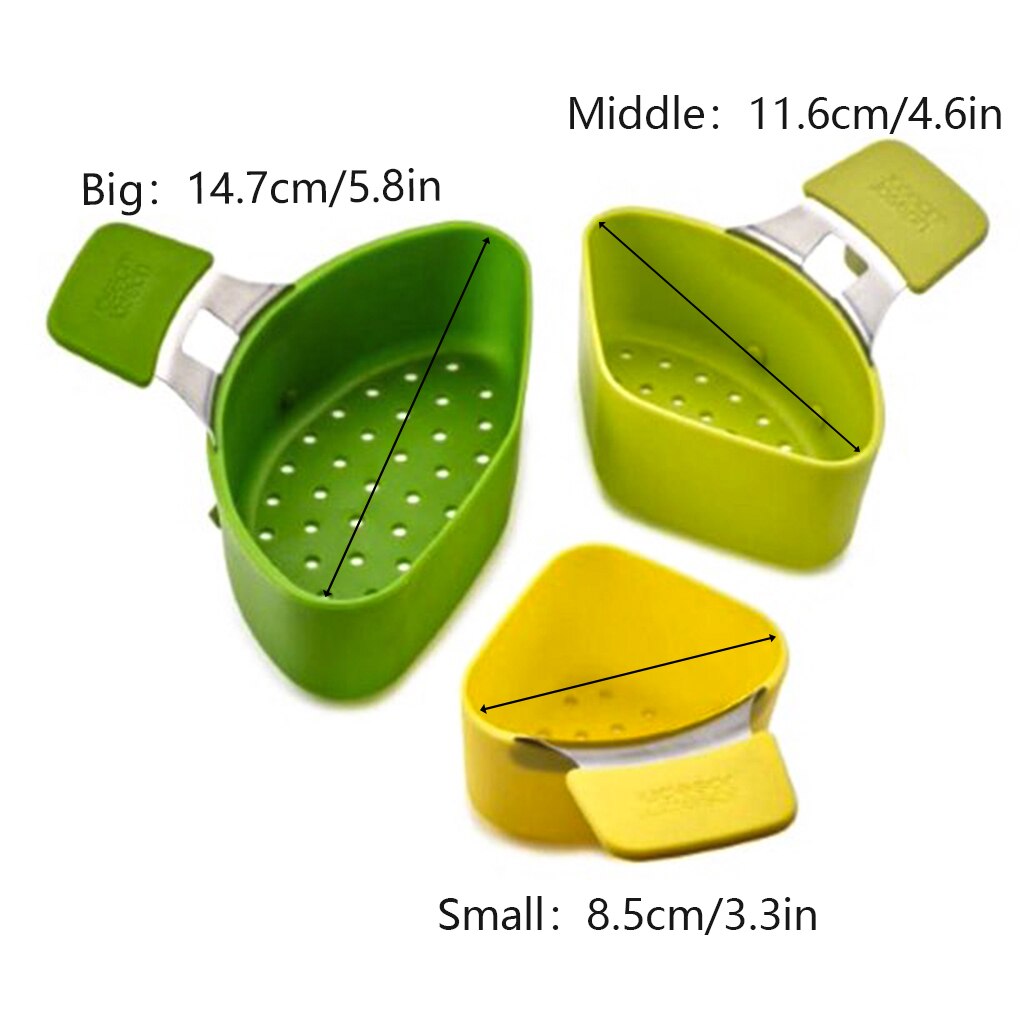 3Pcs Steamer Set Small Cooking Basket Plastic Stackable Steaming Bowl with Handle for Vegetable Fruits