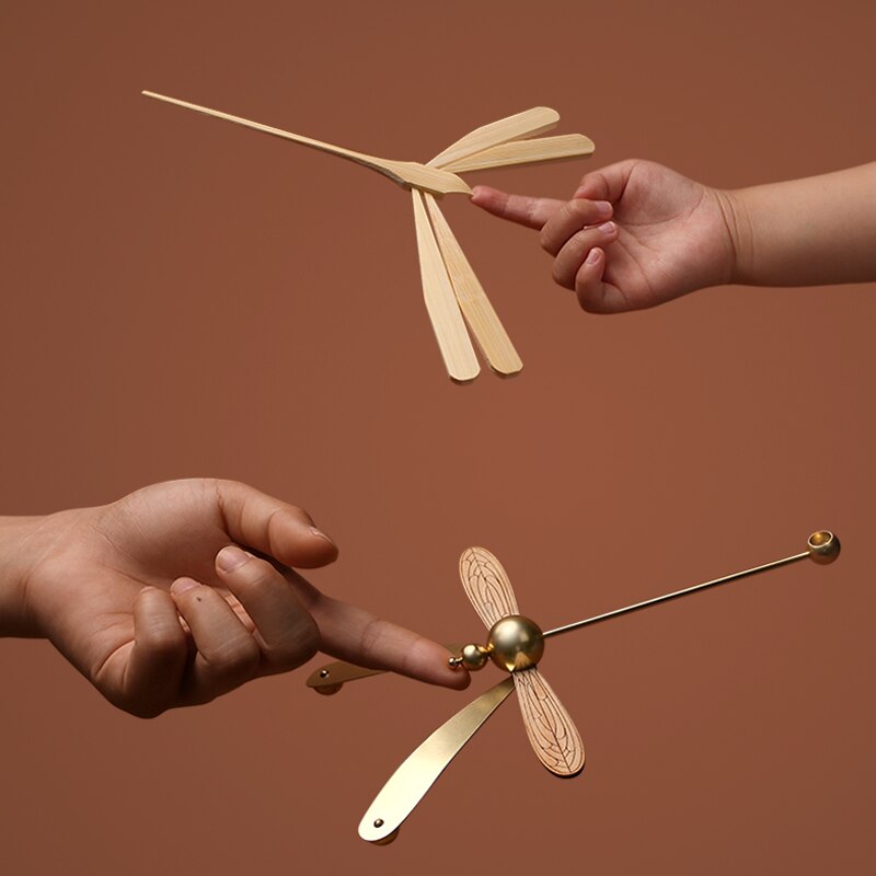 Into the poem dragonfly balance diffuser craft decoration home office solid wood essential oil aromatherapy