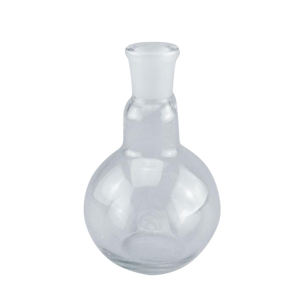 Lab High Strength Flask Thick-Walled Round Bottom Bottle Single Mouth Flat Bottom Flask Teaching Glassware Volumetric Flask