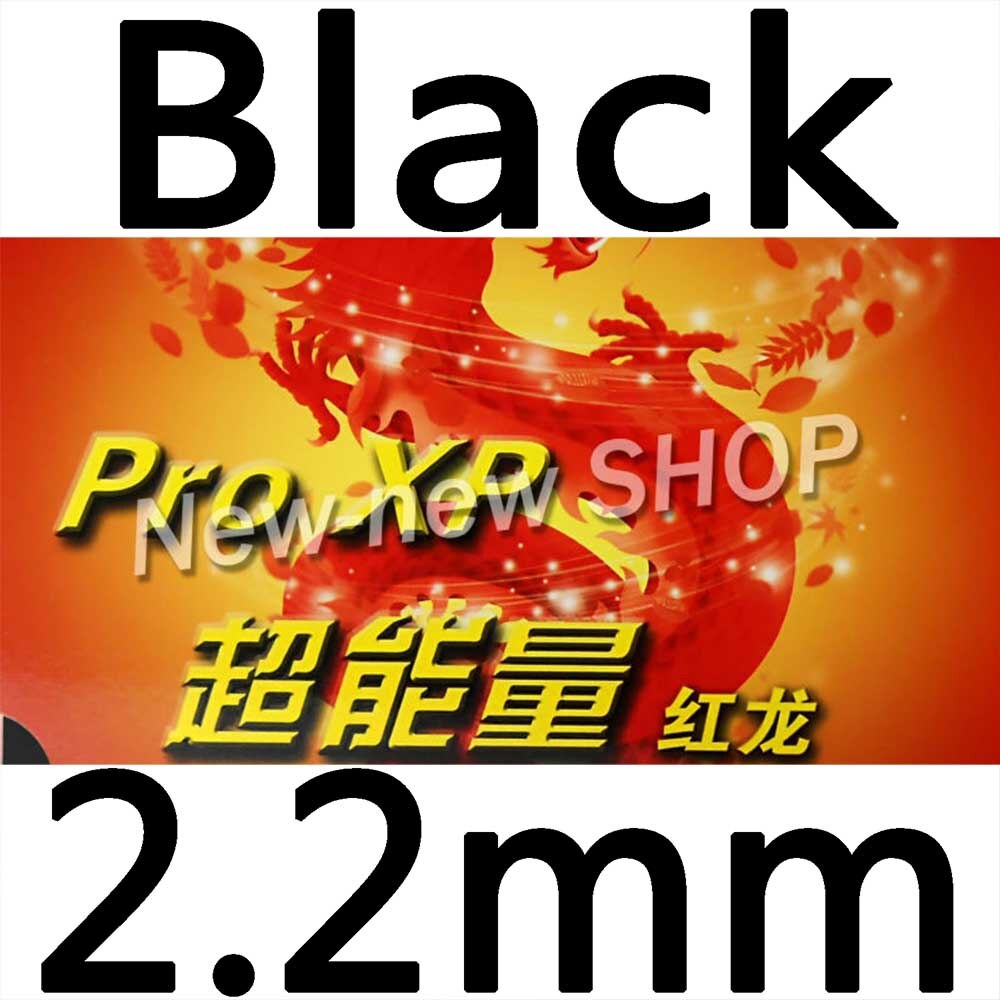 KTL Pro XP Red-Dragon Pips-in Table Tennis PingPong Rubber With Sponge: black 220