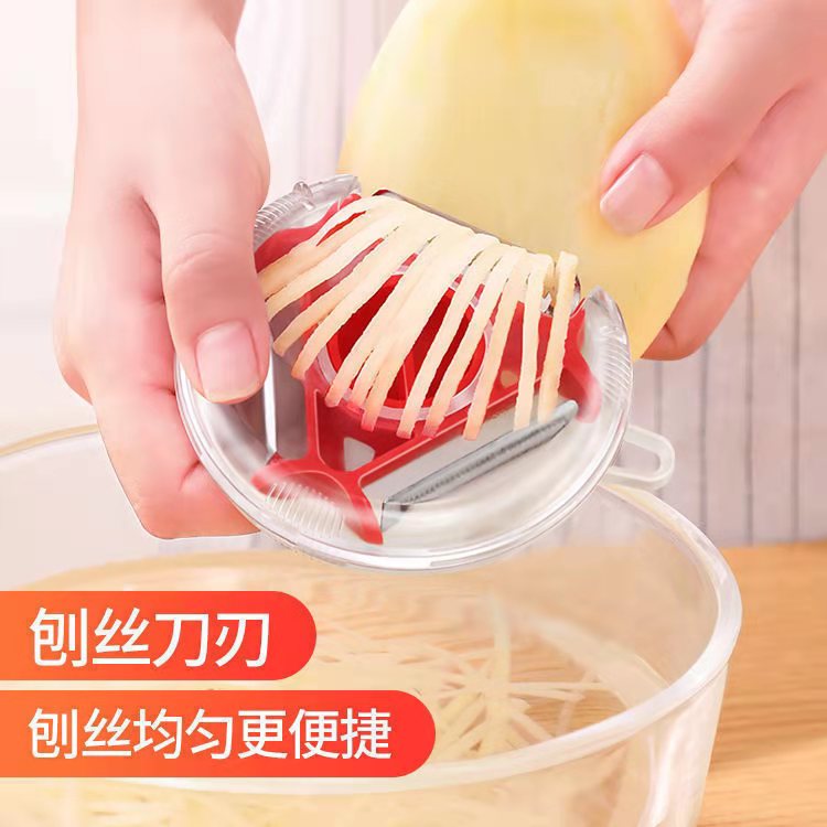 Magique Trio eplucheur ensemble trancheuse acier inoxydable eplucheur déchiqueteuse Julienne Cutter Multi pelage lame Zesters râpe cuisine outil