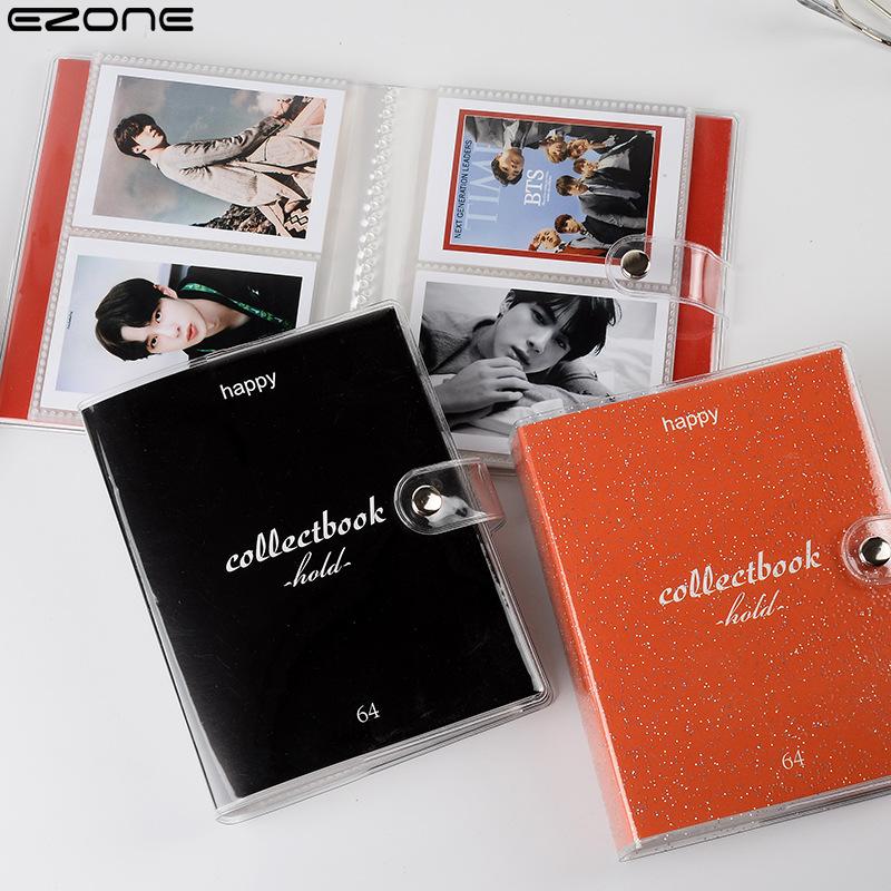 EZONE – Album Photo 3 pouces, Mini classeur de cartes de visite en PP, livre de Collection, Collection de timbres, livret