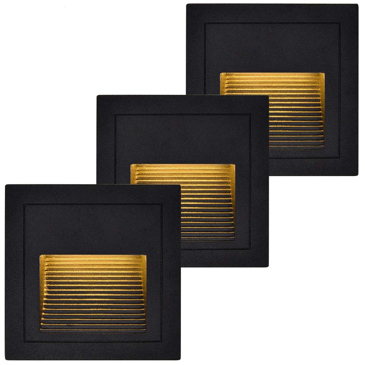 8Stck Zauberstab Licht LED Schritt Treppen Lichter IP65 Wasserdichte draussen Footlight Einbau Ecke Lampe Außen Garten Dekor Licht AC220V