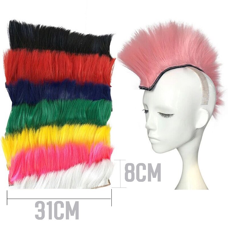 Motorcycle full face Helmet Hair Punk Motorcycle decoration Ski party caps decoration party hats Helmet stick parts
