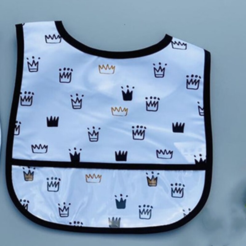 Baby Essen Wasserdichte Tuch Lätzchen mit Tasche Cartoon Weichen Speichel Handtuch Fütterung Bib Atmungs Bib Kinder Junge und Mädchen Baby lätzchen: A