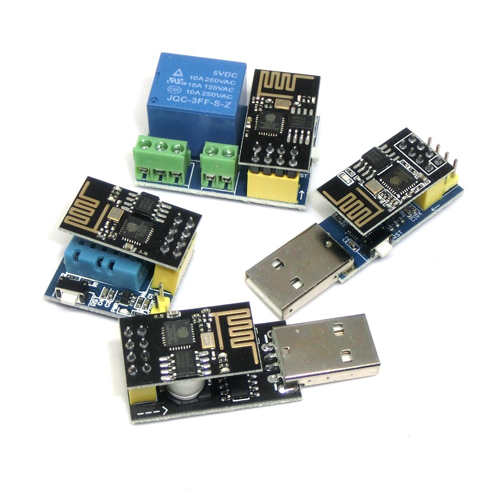 ESP8266 5V Wifi Relais Module DHT11 Rgb Led Controller Dingen Smart Home Afstandsbediening Schakelaar Telefoon App Usb Naar ESP8266 Adapter