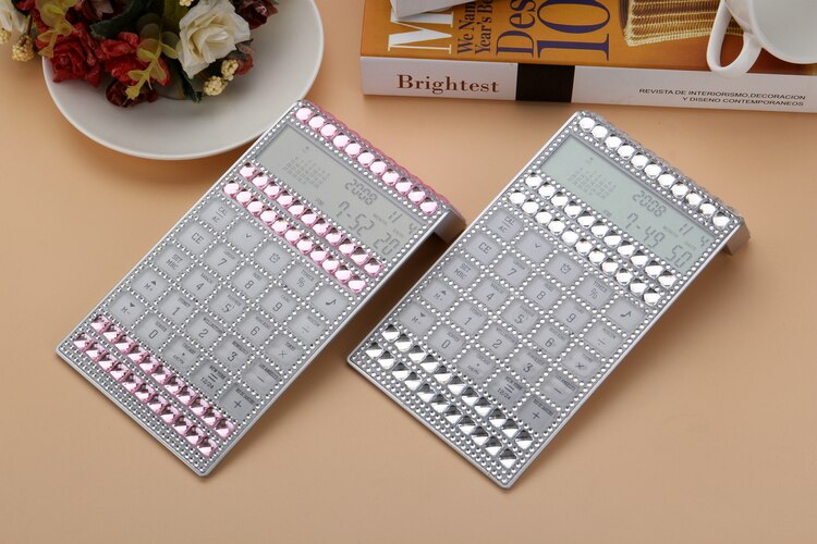 Set Of Diamond Calculator Student Multi-function Water Diamond Calculator Thin Calendar Diamond High-grade